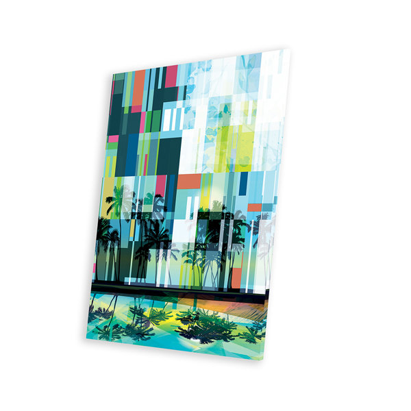 Bay Isle Home " Mid Century Modern Palms II " by Irena Orlov Wayfair